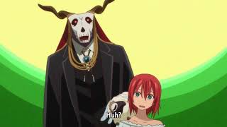 Mahoutsukai no Yome Episode 6 Funny Moment  Subtitle Indonesia [upl. by Tomasine7]