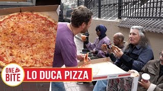 Barstool Pizza Review  Lo Duca Pizza Brooklyn NY [upl. by Sirred]