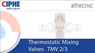 CIPHE techtalk live Thermostatic Mixing Valves [upl. by Duhl]