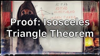 Proof Isosceles Triangle Theorem  Geometry [upl. by Airdnahs271]