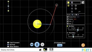 PhET Lab  Gravity and Orbits [upl. by Keeton]