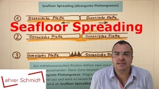 Seafloor Spreading  divergente Plattengrenze  Plattentektonik  Erdkunde  Lehrerschmidt [upl. by Eatnhoj]