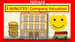 🔴 3 Minutes How to Value a Company for Company Valuation and How to Value a Business [upl. by Etram]