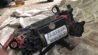 MB w211 Airmatic Compressor change [upl. by Weinreb]