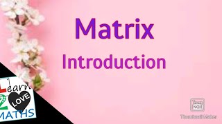 Matrix  Introductionmalayalam [upl. by Ecitsuj616]