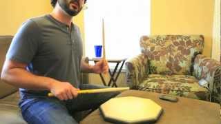 How to Play the Paradiddle  EASY Drum Lesson  Beginner Drum Rudiments [upl. by Acnaiv]