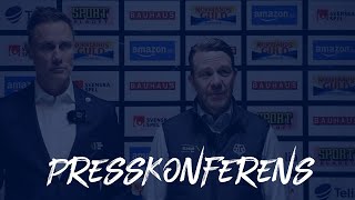 Presskonferens Leksands IF  Frölunda HC [upl. by Surtimed]