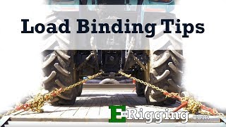 Load Binding Tips  How To Secure Heavy Loads [upl. by Elyrpa]