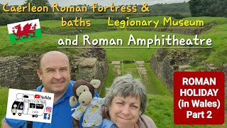 305 Caerleon Castle Roman Fortress and Baths Legionary Museum and Roman Amphitheatre Wales [upl. by Barmen]