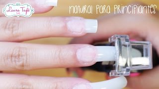 Uñas para PRINCIPIANTES de Acrílico Natural  Paso a Paso [upl. by Nappie]