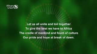 African Union Anthem English Version [upl. by Rekyr]