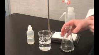 Titration Technique using a buret [upl. by Barnaba628]