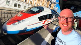 Russias Bullet Train SAPSAN First Class [upl. by Rafe]