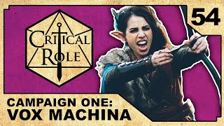 In the Belly of the Beast  Critical Role VOX MACHINA  Episode 54 [upl. by Ahsyat]