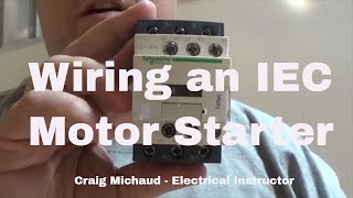 IEC starter How to Wire [upl. by Nylodnarb]