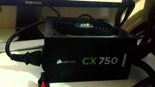 Power Supply Corsair CX750 Buzzing Coil Whine Probably [upl. by Folberth]