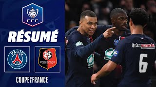 PSG Rennes  10  Le résumé  Coupe de France 202324 [upl. by Ahsimat132]