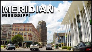 Meridian Mississippi Downtown Tour [upl. by Mathilde72]