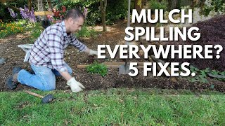 🌿 5 Easy Edging Ideas to Keep Mulch in Place 🌿 [upl. by Emelun]