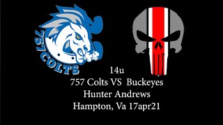 14u 757 Colts vs Buckeyes [upl. by Blaire408]