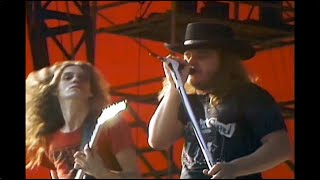 Lynyrd Skynyrd  Gimme Three Steps Live At Knebworth 76 [upl. by Ainaled880]