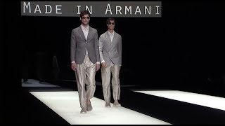 Giorgio Armani Spring Summer 2018 Mens Fashion Show [upl. by Nimaynib]