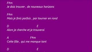 Partenaire Particulier  Karaoké d accords pour accompagner la chanson a la guitare [upl. by Adnovay757]