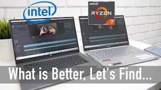 Intel Core i7 Laptop vs AMD Ryzen 7 Laptops Real World Test [upl. by Daub220]