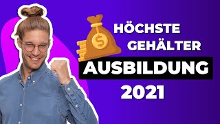 TOP 15 💰 bestbezahlte Ausbildungsberufe in Deutschland 2024 [upl. by Ward]