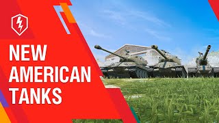 WoT Blitz New American Heavy Tanks Meet the Yohs [upl. by Trofmoc]