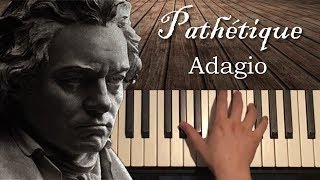 Beethoven  Pathétique Sonata  2nd Movement Piano Tutorial Lesson [upl. by Abernathy607]