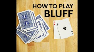 How to play Bluff [upl. by Juanne]