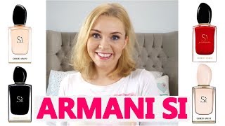 GIORGIO ARMANI SI PERFUME RANGE REVIEW  Soki London [upl. by Repsag]