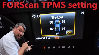 How to change TPMS settings with FORScan [upl. by Avruch]