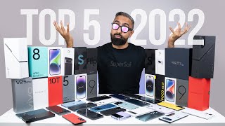 Top 5 BEST Smartphones of 2022 [upl. by Ahsienor]