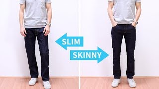 Slim vs Skinny Jeans Which Fit Is Right For You [upl. by Odlawso]