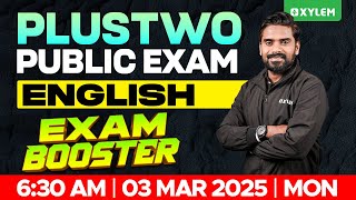 Plus Two Public Exam English  Exam Booster  Xylem Plus Two [upl. by Selene]