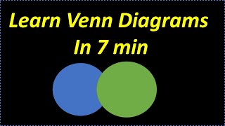 Learn Venn Diagrams In 7 min [upl. by Morven426]