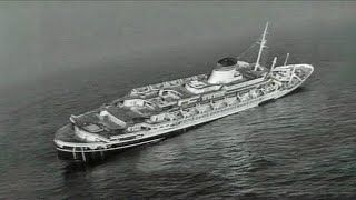 SS Andrea Doria Sinking  Stock Footage [upl. by Gifford]