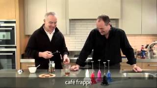 How to make a frappé coffee using an aerolatte milk frother [upl. by Claresta]