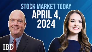 Stock Market Today April 4 2024 [upl. by Eedissac37]