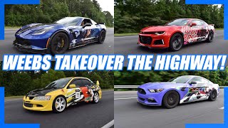 ITASHA CARS TAKEOVER THE HIGHWAY 1000 Mile Roadtrip to Texas [upl. by Bluh]