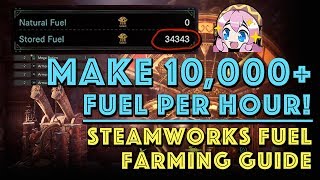 10k FUEL AN HOUR Steamworks Fuel Farm Guide MHW Iceborne [upl. by Leda963]