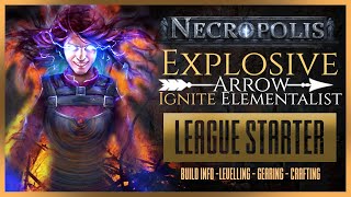 Explosive Arrow Ignite Elementalist POE 325 Updated POB [upl. by Sheelagh]