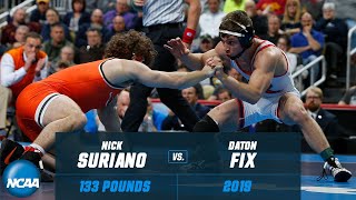 Nick Suriano vs Daton Fix FULL 2019 NCAA Championship match at 133 pounds [upl. by Aremat941]