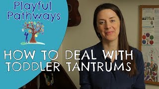 HOW TO DEAL WITH TODDLER TANTRUMS [upl. by Adirf]