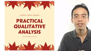 Practical Qualitative Analysis [upl. by Nahn899]