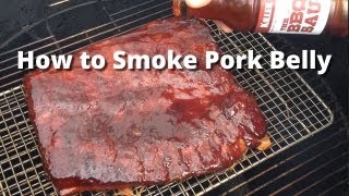 Smoked Pork Belly Recipe  How To Smoke Pork Belly Bacon Uncured [upl. by Everson262]