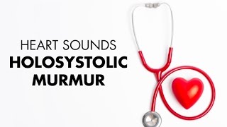 Holosystolic Murmur  Heart Sounds  MEDZCOOL [upl. by Omiseno]