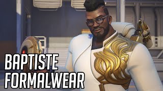 Baptiste quotFormalwearquot Skin Showcase  Overwatch 2 [upl. by Regnij]